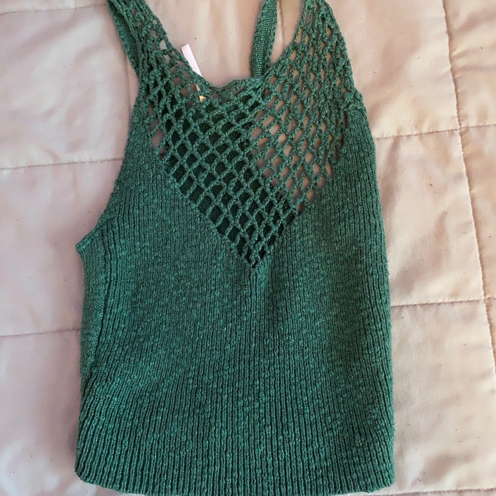 Out from Under crotchet knit crop top